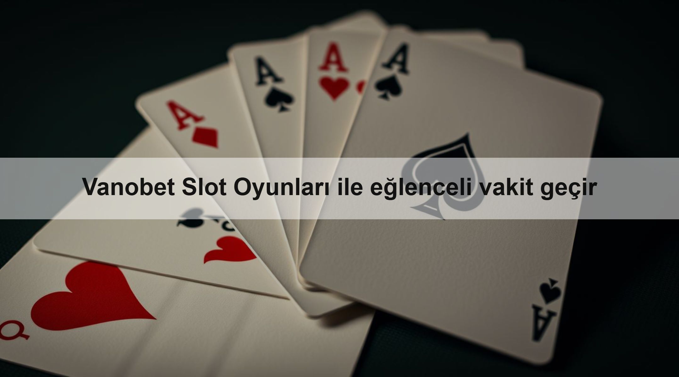 Vanobet Slot Oyunları ile eğlenceli vakit geçir